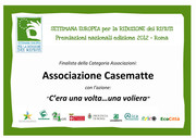 Pergamena Finalista Ass Associazione Casematte 